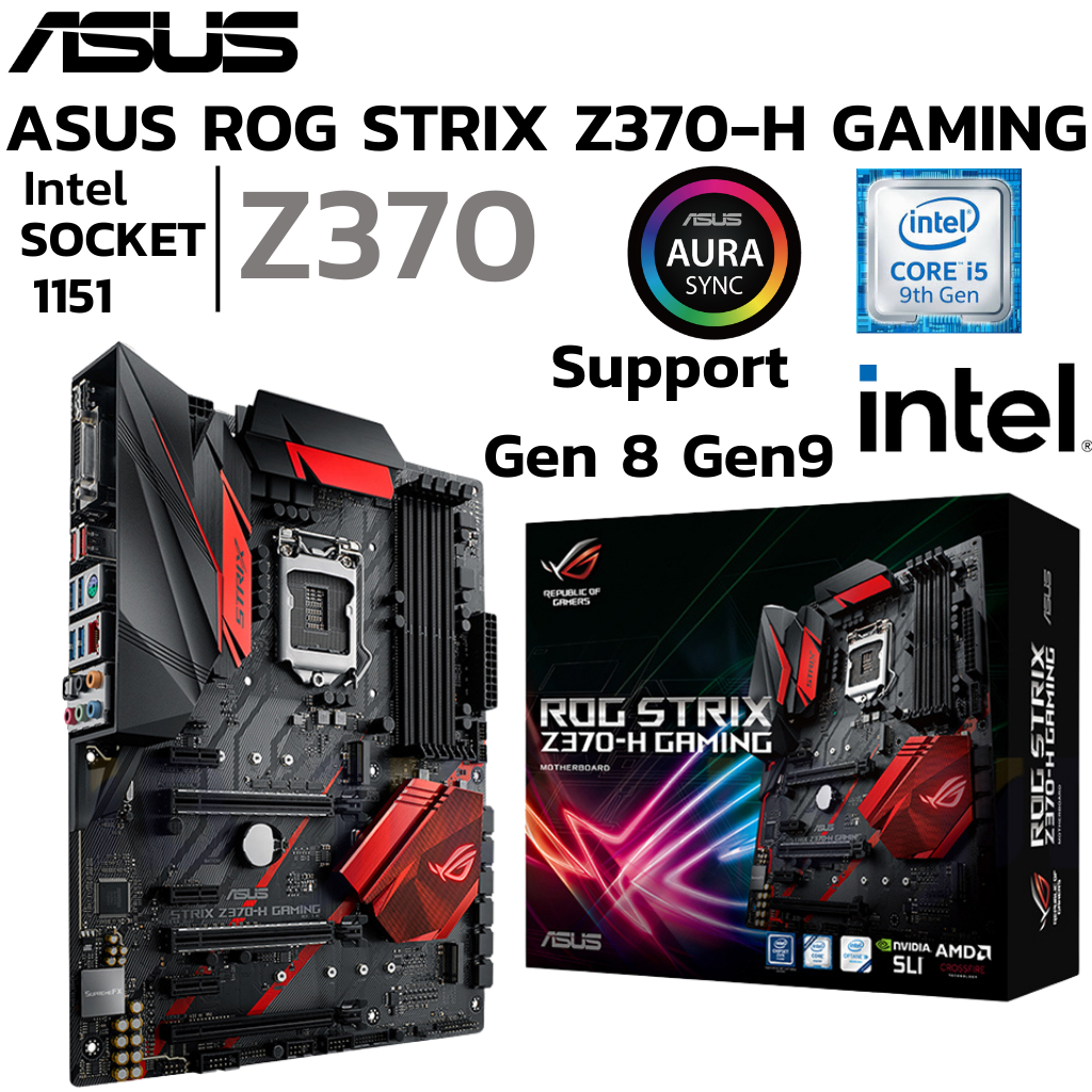 HOT Asus Rog Strix Z370 H Motherboard Asus Rog Z370 3D Rog
