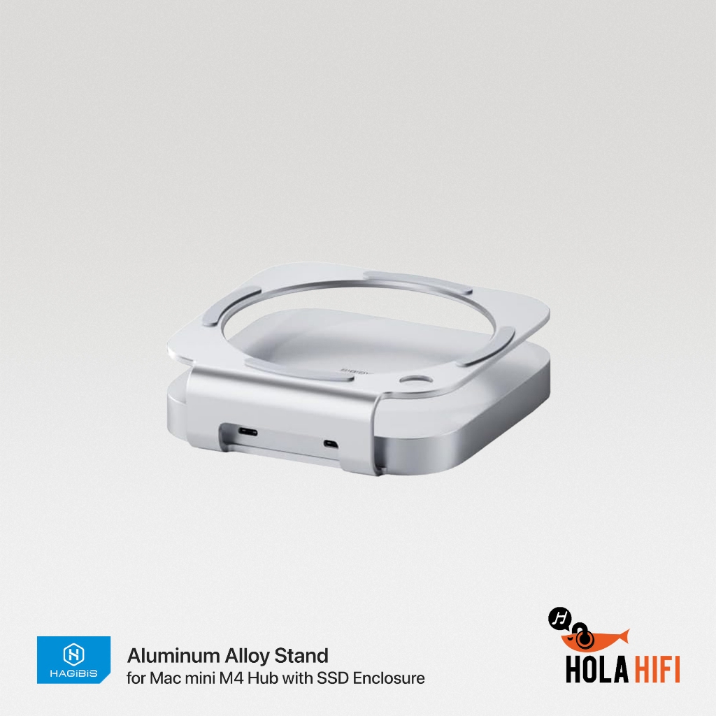 Hagibis Verticale Standaard voor Mac Mini M4, Aluminium Legering