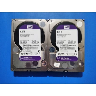 中古】WD Purple 6TB WD60PURZ 監視用ハードドライブ（Western