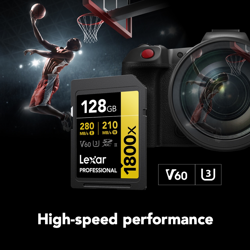 Lexar 128GB SDXC Professional 1800x (280MB/s) | Shopee Thailand