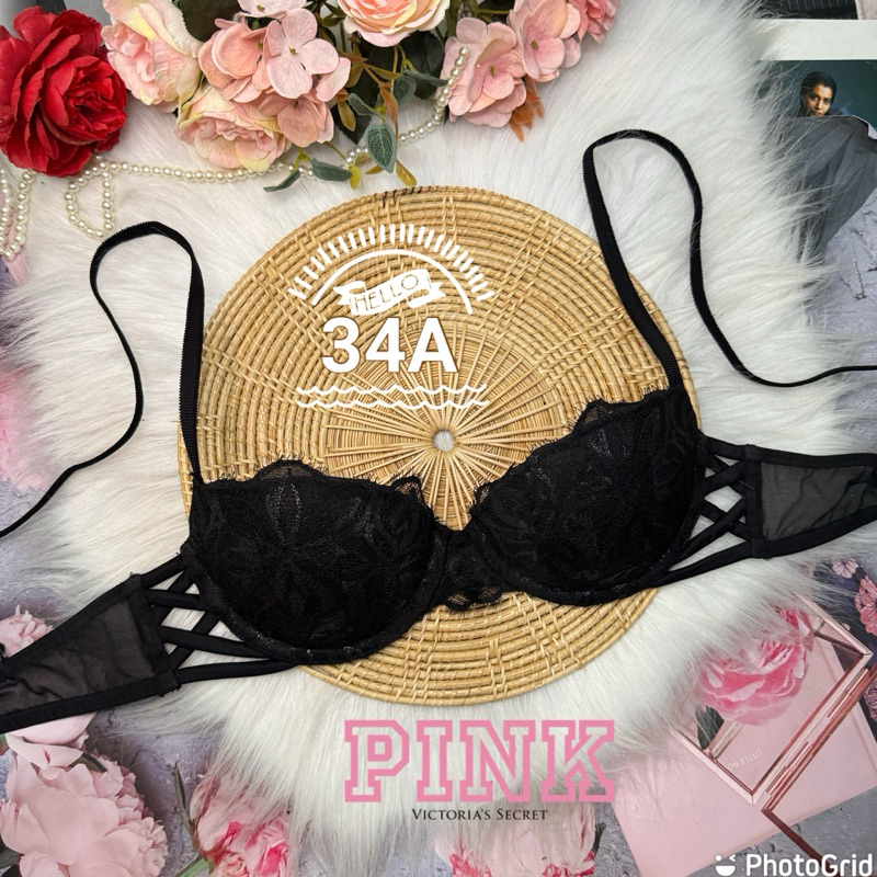 PINK Victoria’s Secret ใหม่มาก 34A ฟองกลาง ป้ายตัด | Shopee Thailand