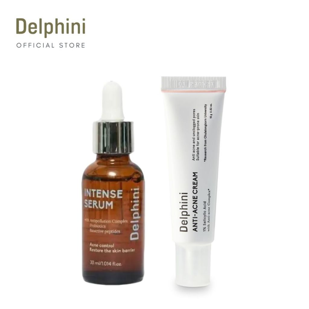 DELPHINI ANTI ACNE SET : Delphini Intense Serum 3.0 Advanced Formula ...