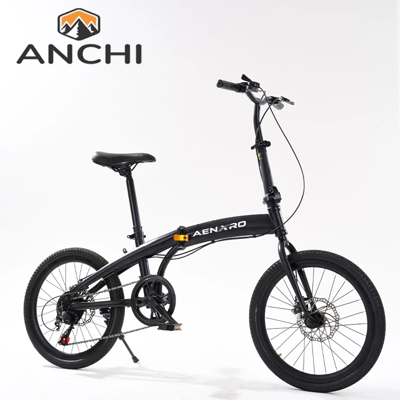 ANCHI จักรยานพับได้ 20 นิ้ว รุ่น FOLDING BIKE วงล้ออลูมิเนียม CNC เกียร์ 7 สปีด ดิสก์เบรกหน้า-หลัง แข็งแรงทันสมัย