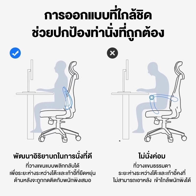 ALOVE เก้าอี้สำนักงาน [รุ่นอัพเกรด] เก้าอี้สีดำ เก้าอี้สีขาว สไตล์โมเดิร์น เก้าอี้ทำงาน พร้อมที่วางแขนและหมอน หลายสี พนักพิงหลังสูง รูปตัว S รับสรีระ