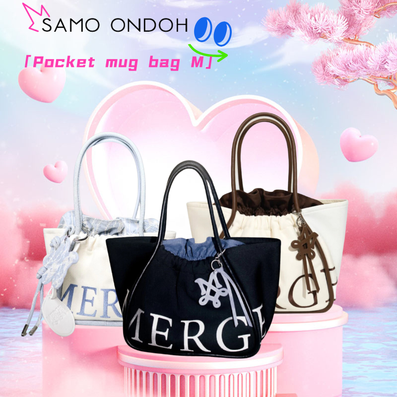 MERGE A DAY BAG/L/Mini Merge กระเป๋า official ส่งต่อ กระเป๋าTote ...