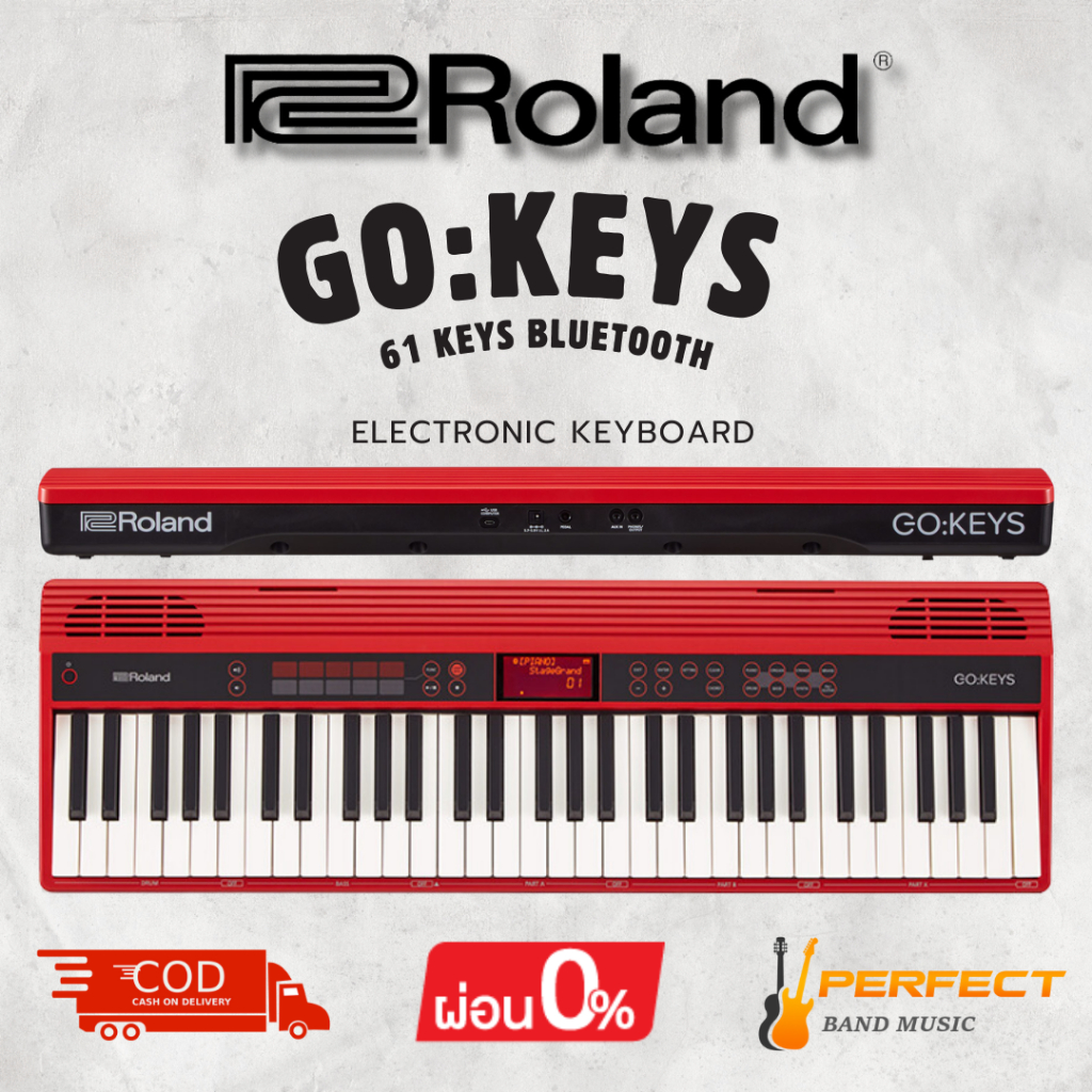คีย์บอร์ด Roland GO:KEYS 61 keys Bluetooth [ผ่อน 0% 10เดือน] | Shopee ...