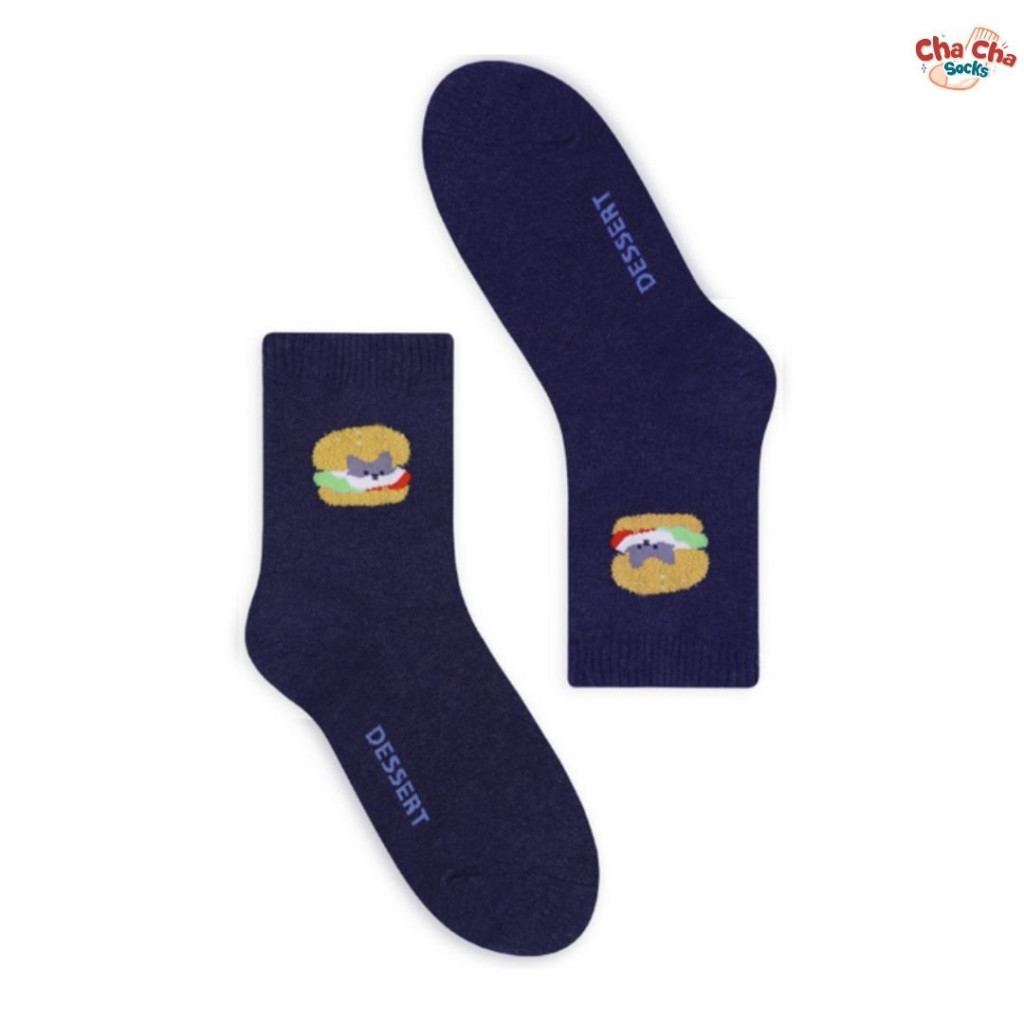 Chacha socks - ถุงเท้าข้อยาว Dessert Animal socks แบรนด์ Vivid Color ...