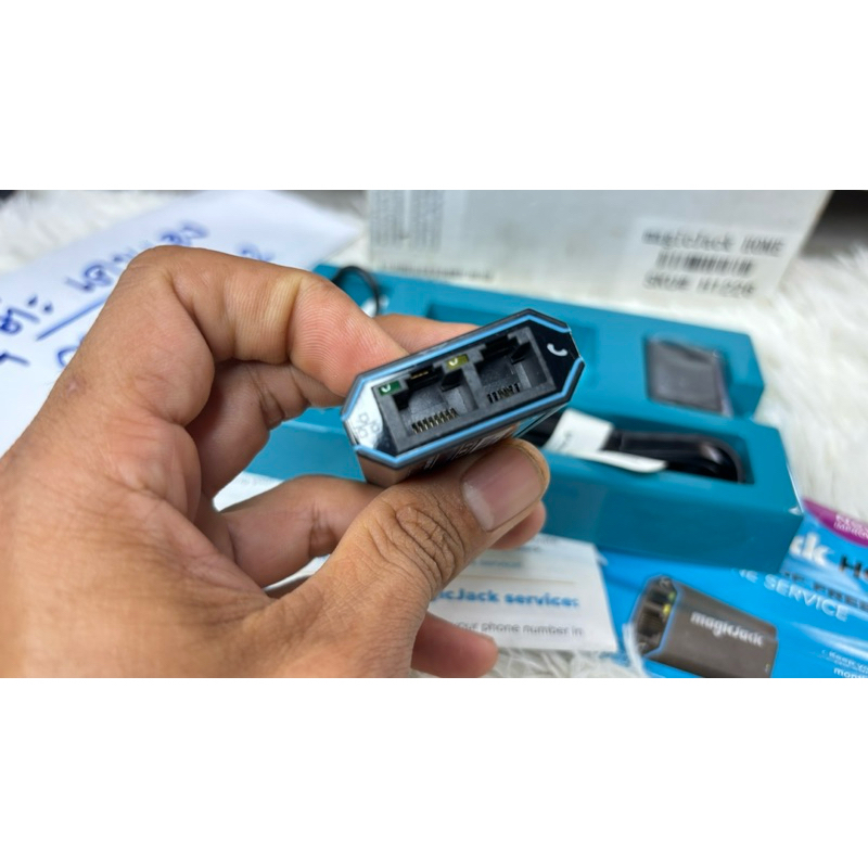 Magic jack Home ไม่ทราบไว้ใช้ทำอะไร อุปกรณ์ครบกล่อง มีที่ชาร์จ 5v1a ...