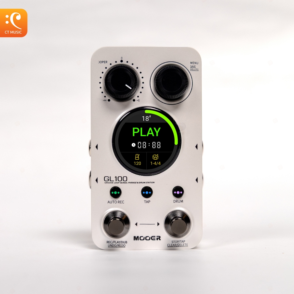 Mooer GL100 Groove Loop Series Phrase & Drum Station Guitar Effect