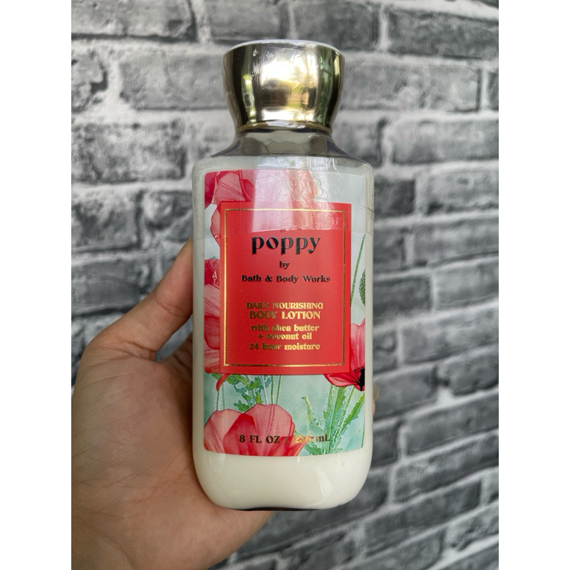 Bath & Body Works Poppy Body Lotion 236ml. ของแท้ | Shopee Thailand