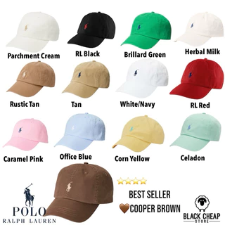 โปรโมชั่น Flash Sale : พร้อมส่ง (ของแท้ 100%) Polo Ralph Lauren หมวก Chino Ball Cap มีหลายสีเยอะที่สุด