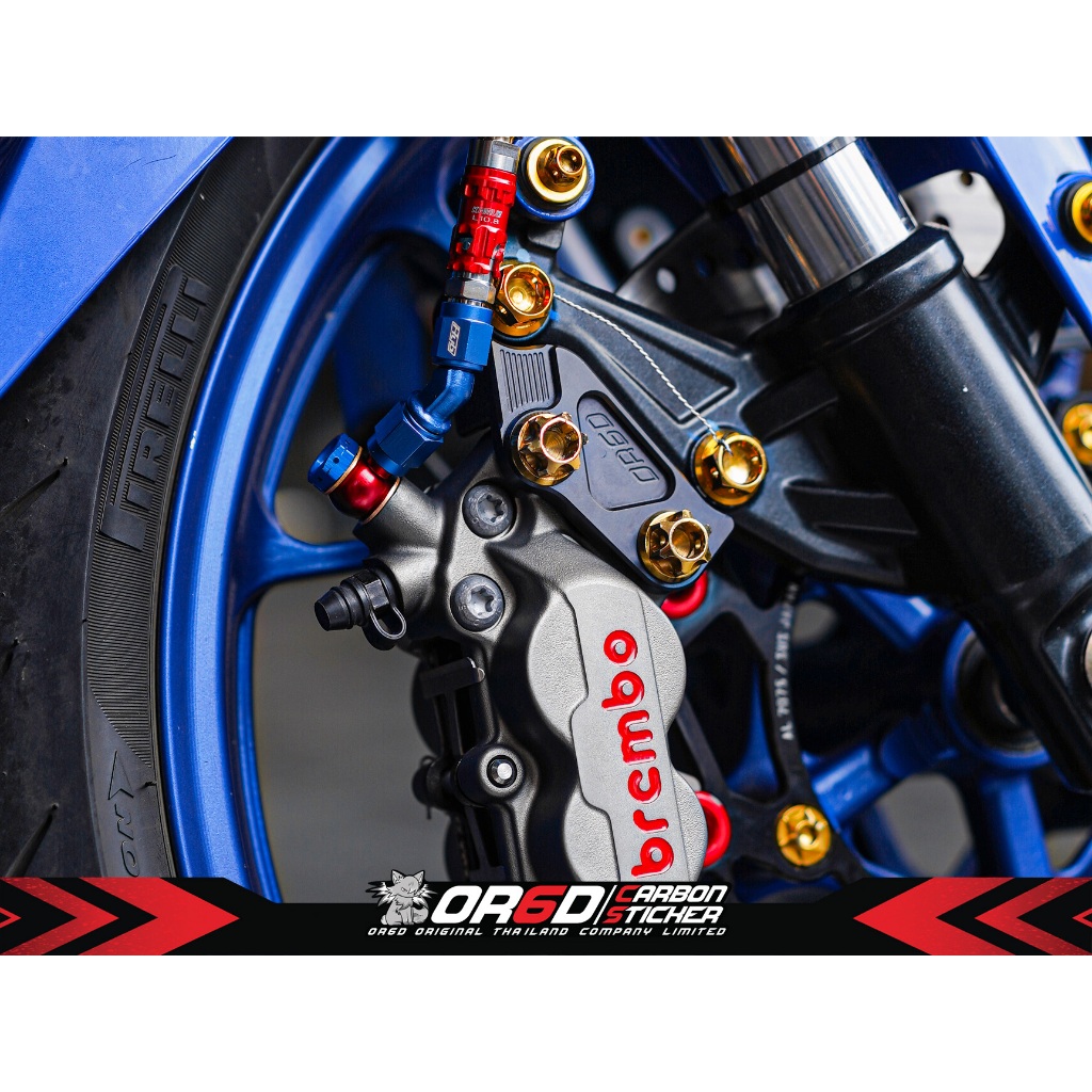 ขาจับปั๊มเบรกหน้า OR6D สำหรับ YAMAHA R15 และ R15M(R15M ปั๊ม BREMBO ...