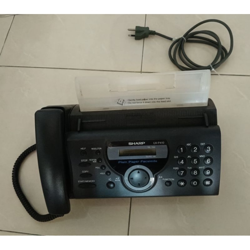 Fax Sharp เครื่องแฟกซ์กระดาษ A4 สินค้ามือสอง เปิดเครื่องติด สามารถใช้ ...