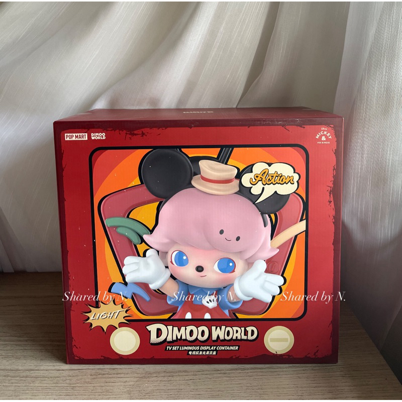 POP MART DIMOO Holiday USA Series Luminous Container POP MART