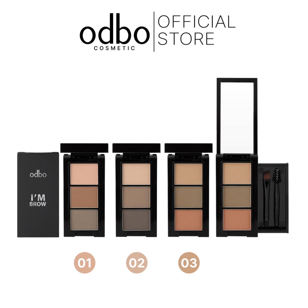 ODBO I'M BROW 3 COLORS - OD7019 | Shopee Thailand