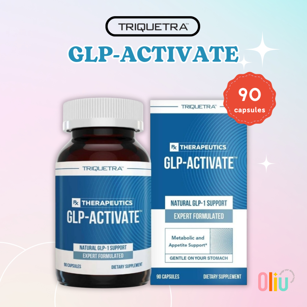 TRIQUETRA GLP-Activate Natural GLP-1 Support 90 Capsules Metabolic &  Appetite Support