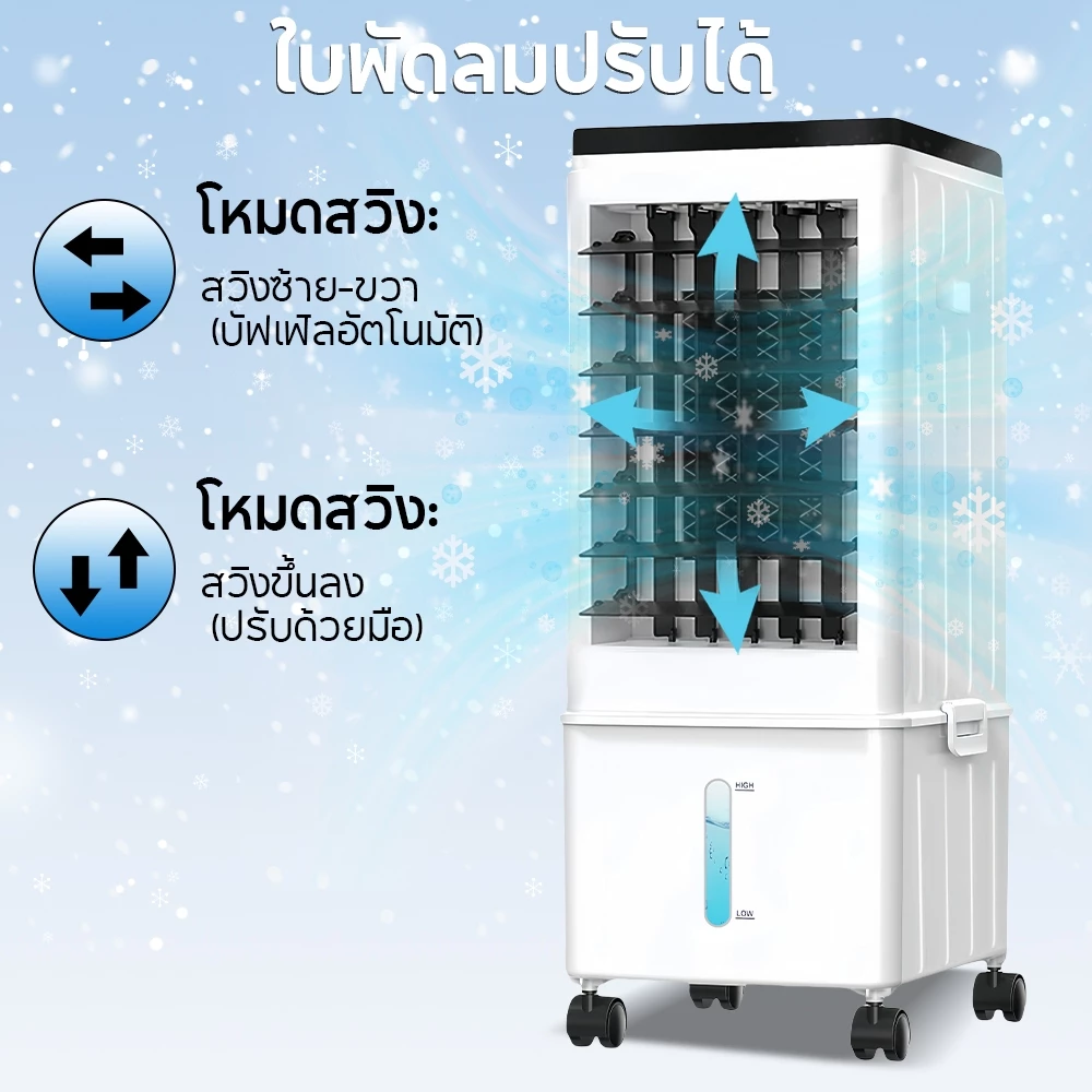 11. Yotex พัดลมไอเย็น พัดลมแอร์ 9L/13L