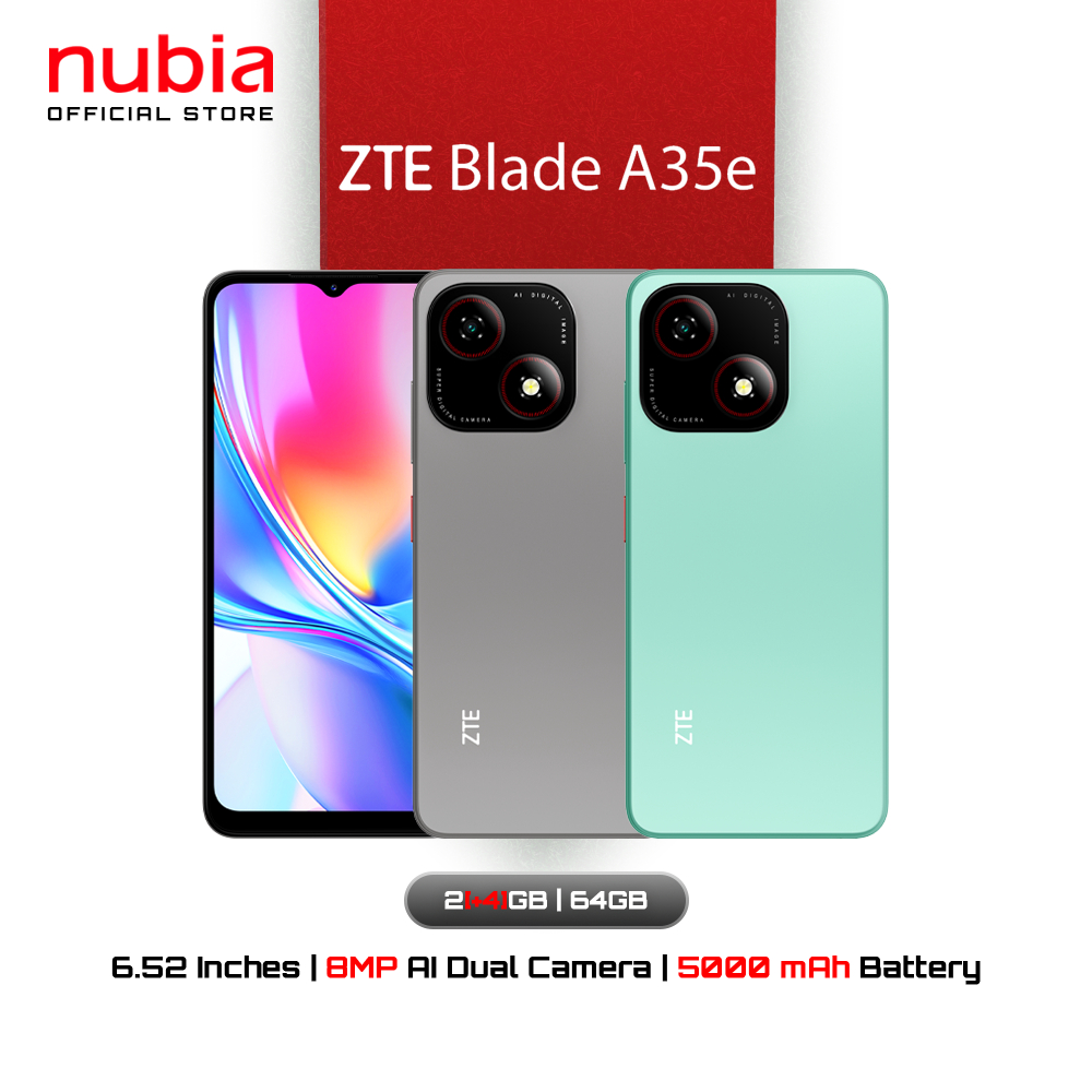 ZTE Blade A35e (2+64GB) l Battery 5000mAh l หน้าจอ 6.52