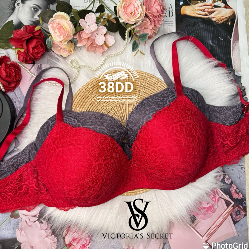 Victoria’s Secret ใหม่มาก 38DD ฟองบาง นุ่ม ใหม่ สะอาด | Shopee Thailand