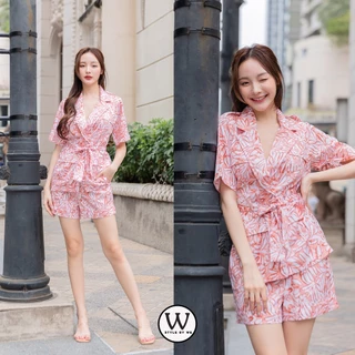 เดรส ชุดทำงาน Nikki Peach Set