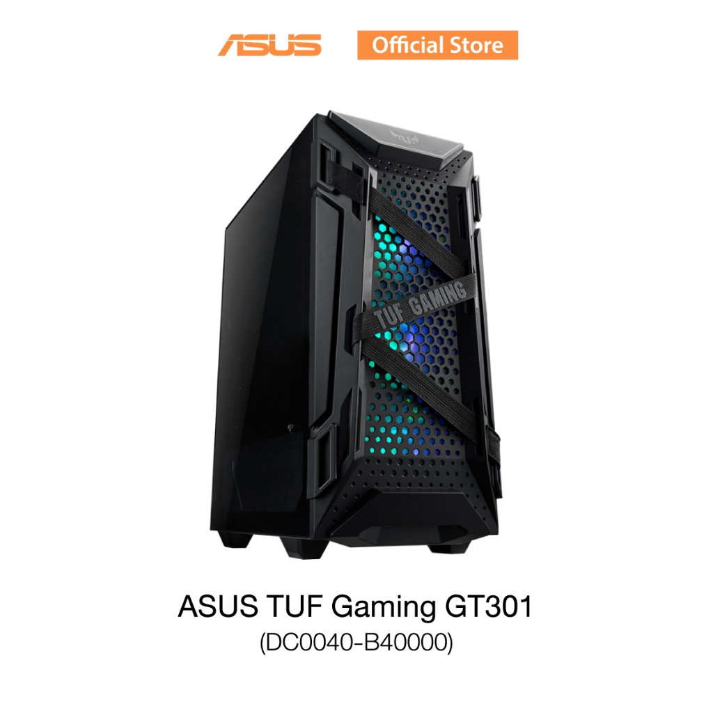 ASUS TUF Gaming GT301 ATX Mid-Tower Case, 120mm AURA Addressable RGB ...