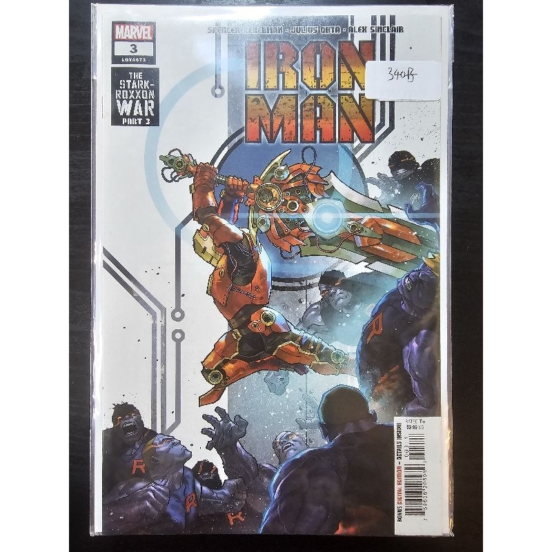 Iron Man #3 (Legacy #673) – The Stark-Roxxon War Part 3 (Variant Cover ...