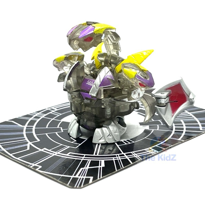 Bakugan B2 Darkus Double Hydranoïde - Édition Evolutions - Rare - État Joué