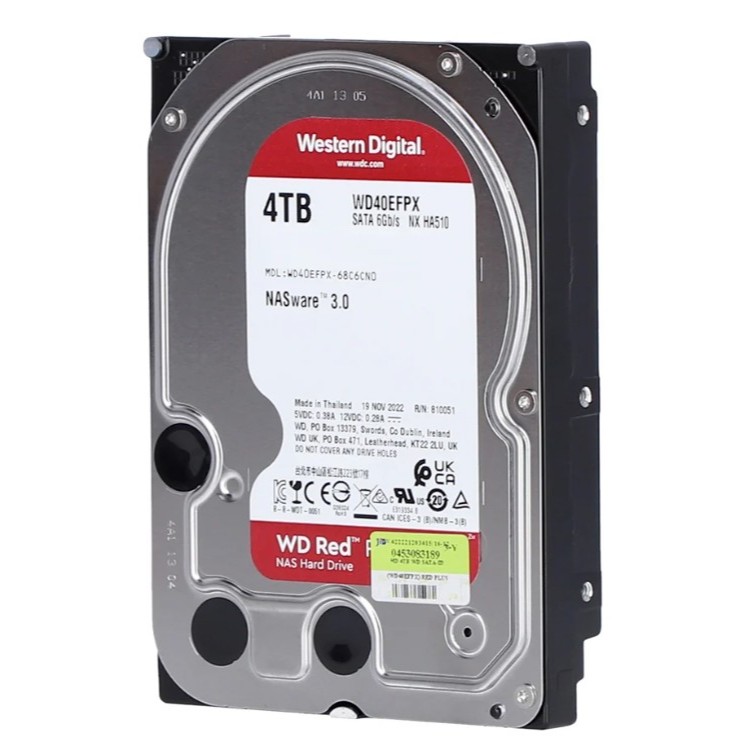 WD RED PLUS 4TB 5400RPM SATA3 (WD40EFPX) HDD | Shopee Thailand