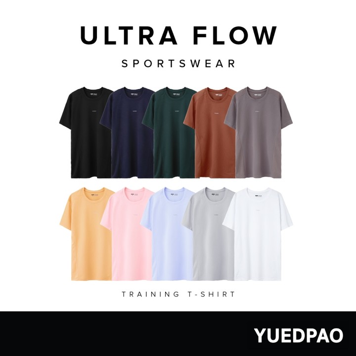Yuedpao Sportswear - Ultra Flow Training Shirts 2025 เสื้อออกกำลังกาย เสื้อกีฬา ระบายอากาศได้ดี เสื้อสำหรับวิ่ง (10 สี) — เสื้อผ้ากีฬาและเครื่องแต่งกาย แบรนด์ Yuedpao ของแท้ 100% เช็คราคาจาก Shopee Lazada thumbnail 2