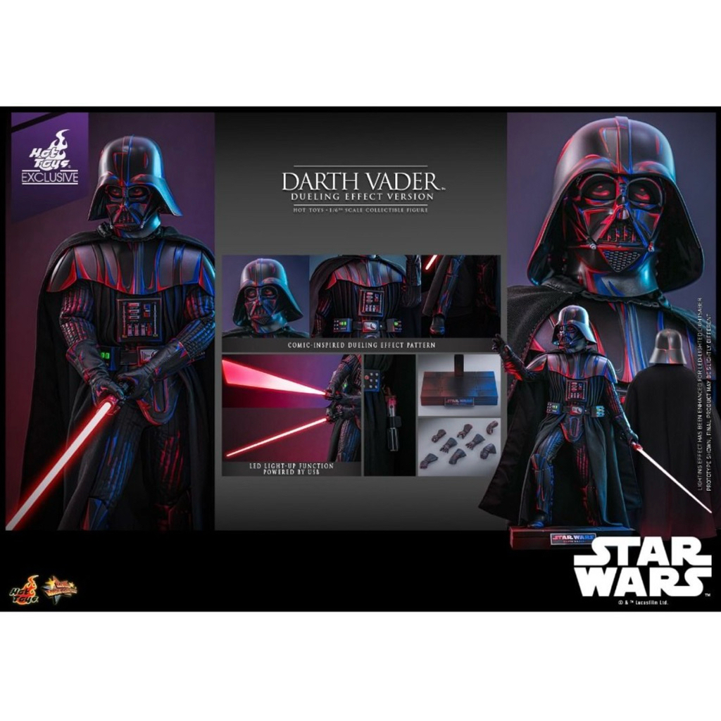 Hot Toys MMS777-Star Wars Darth Vader Dueling Effect Version