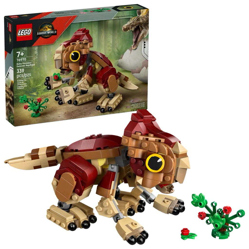 Lego Jurassic World 76970 Baby Dinosaur Dolores: Aquilops | Shopee Thailand
