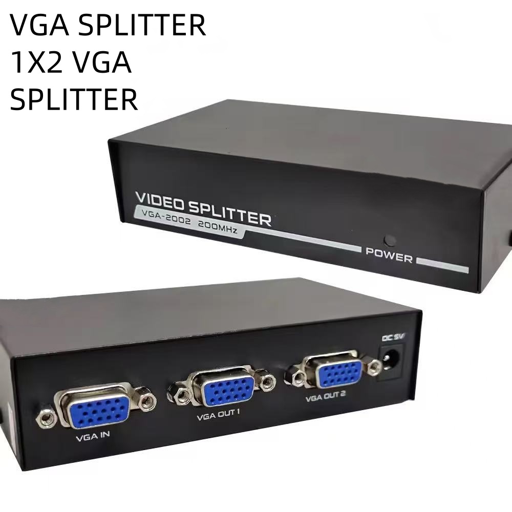 VGA SPLITTER 1X2 VGA SPLITTER 2 PORT | Shopee Thailand