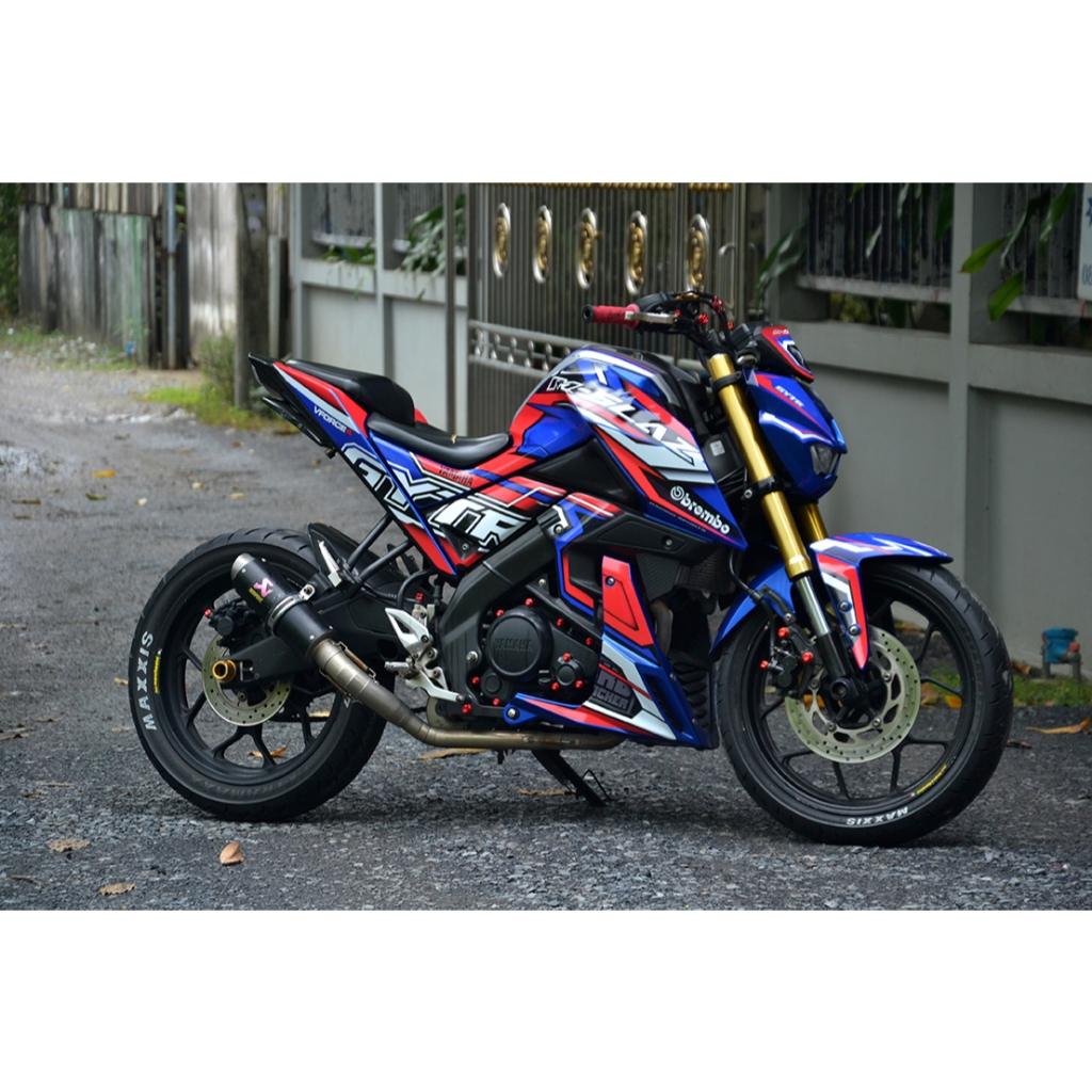 สติ๊กเกอร์แต่งลายรถ Yamaha Mslaz แบบเต็มคัน ลาย LKB RACE V.1 | Shopee ...