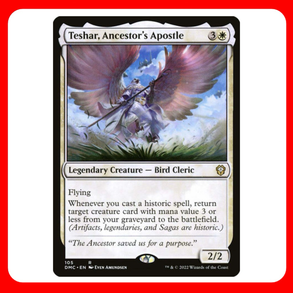 [MTG] Teshar, Ancestor's Apostle [DMC] [WHITE] [RARE] [NORMAL] [ENG ...