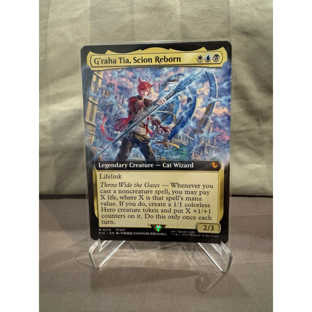 MTG Final Fantasy Commander Decks Variants: G'raha Tia, Scion Reborn (0172  - Extended Art) | Shopee Thailand