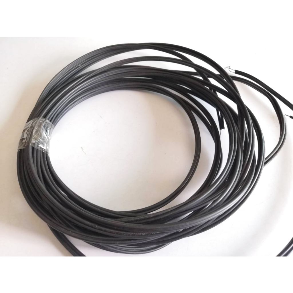 [แบ่งขาย] สายดรอปวาย มีสลิง 0.9 mm ยาว 12 เมตร DROP WIRE สายโทรศัพท์ ...
