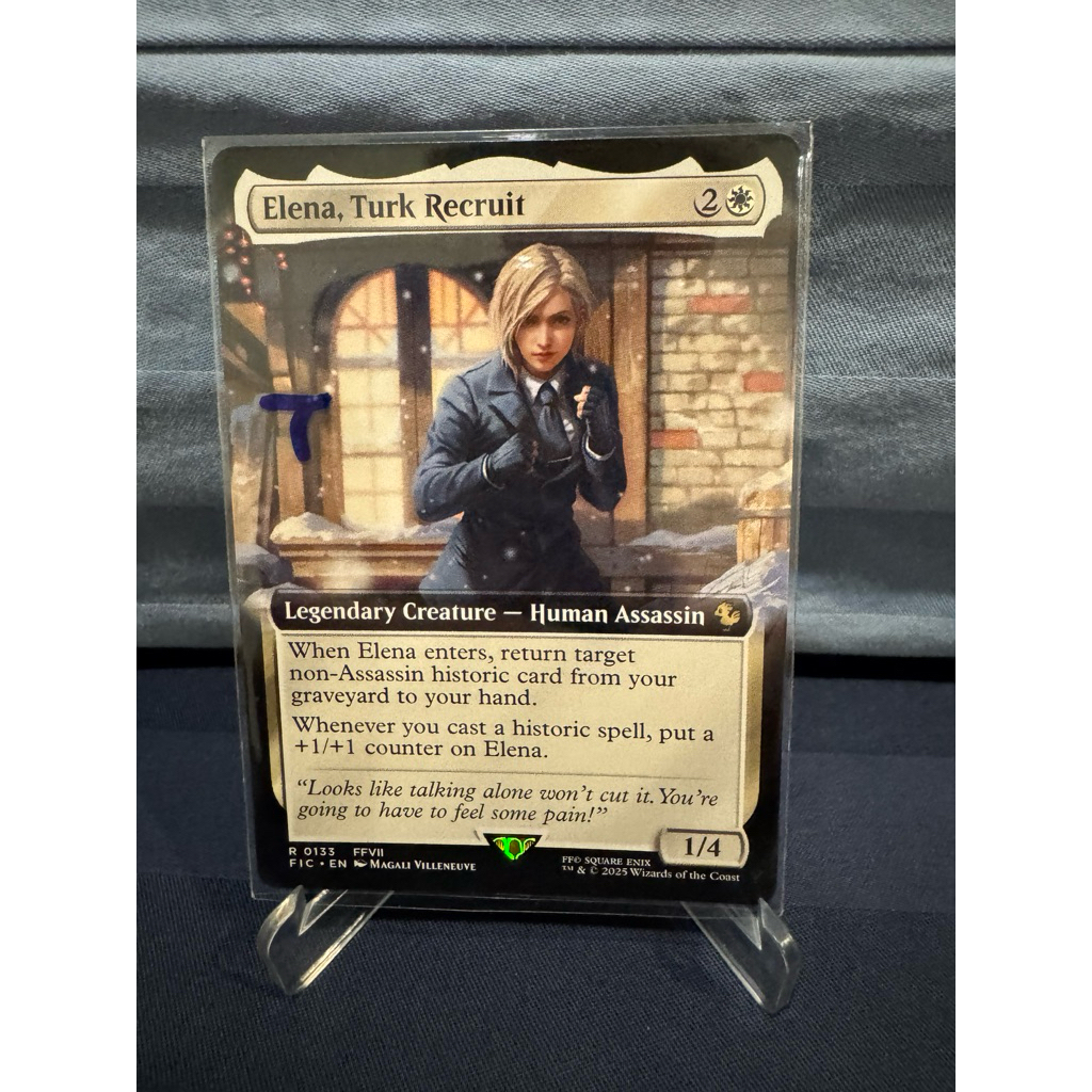 elena mtg final fantasy Elena, Turk Recruit [133] [Extended Art] [FINAL FANTASY: Commander] [Foil]  Face to Face Games Elena, Turk Recruit (Card) |