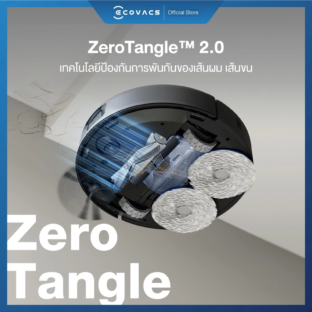 ECOVACS DEEBOT N30 PRO OMNI หุ่นยนต์ดูดฝุ่น ถูพื้น อัจฉริยะ + สถานี All-In-One