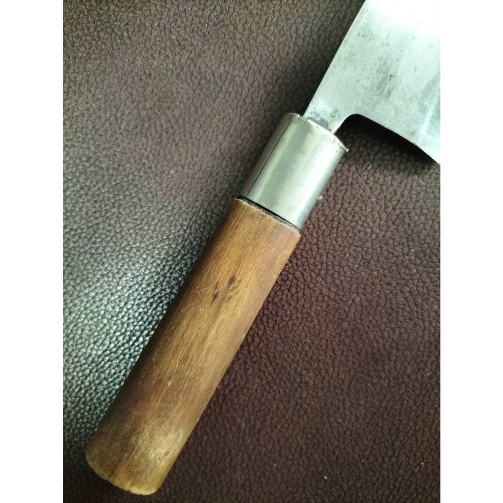 มีดเดบะเชฟญี่ปุ่น Deba Knife สันหนาดี ด้ามไม้ปลอกด้ามสแตนเลส ใบเหล็ก ...