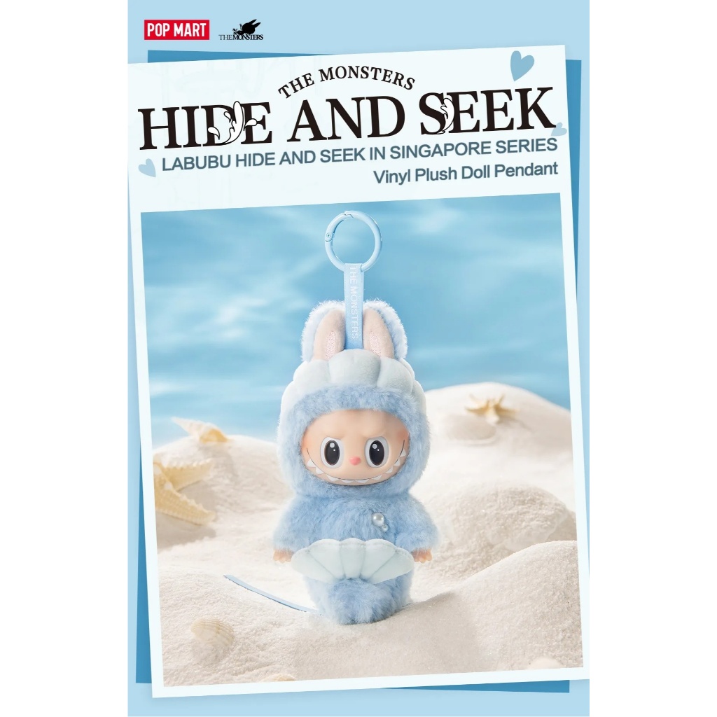 LABUBU HIDE AND SEEK IN SINGAPORE SERIES-Vinyl Plush Doll Pendant ...