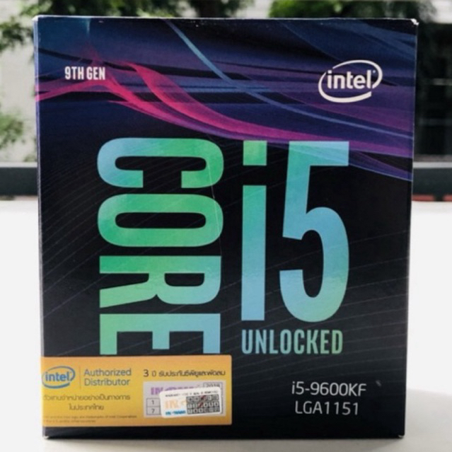 CPU (ซีพียู) Intel Core I5 9600KF (4.60GHz) 6C/6T LGA1151v2 ตัวท็อป ...