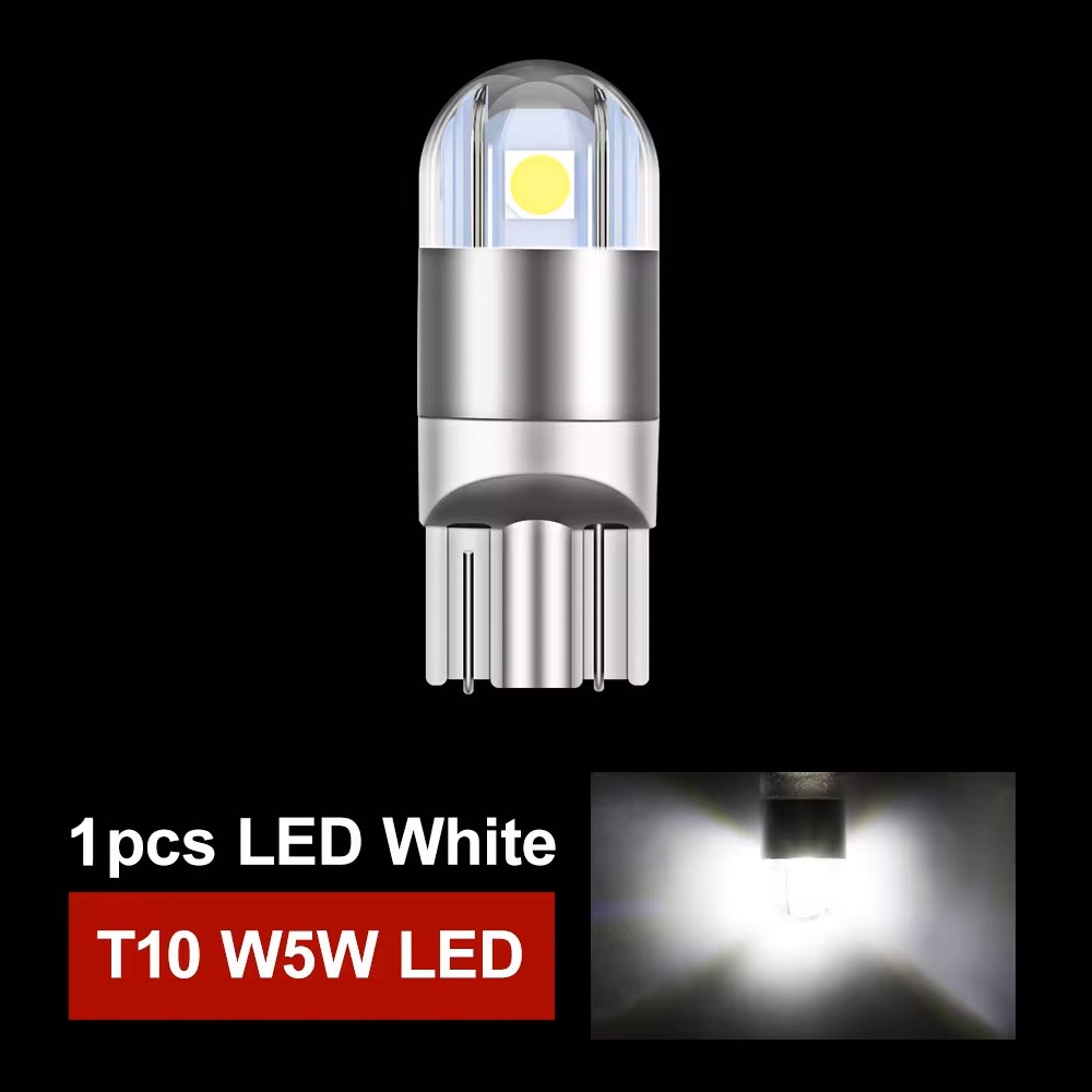 หลอดไฟหรี่ T10 หลอดไฟ led t10 สว่างมากไฟหรี่หน้าไฟเลี้ยวแก้มข้างไฟส่อง ...