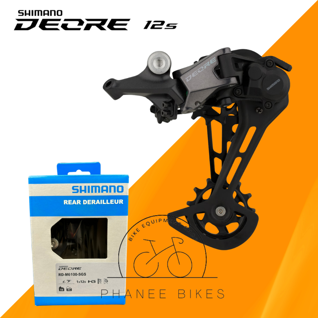ตีนผี SHIMANO DEORE รุ่น RD-M6100-SGS, ขายาว 12-Speed | Shopee Thailand