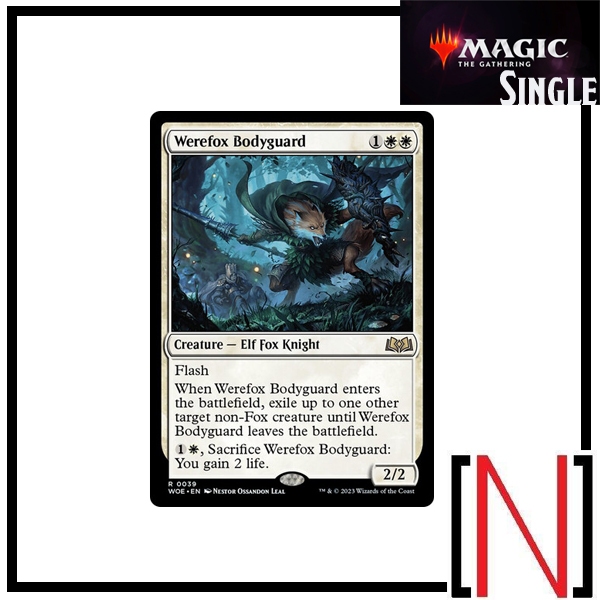 [MTG][Single][WOE] Werefox Bodyguard ระดับ Rare [ภาษาอังกฤษ] | Shopee ...
