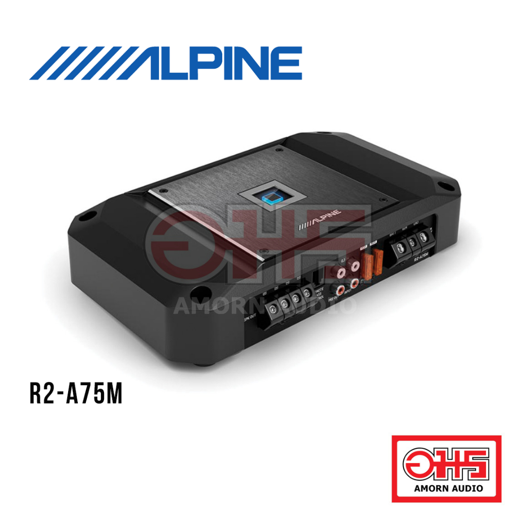 ALPINE R2-A75M | Next-Generation R-Series 750W Mono Amplifier | AMORN ...