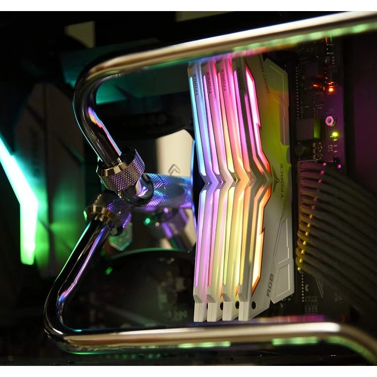 แรม RAM DDR4/3200 32GB T-FORCE NIGHT HAWK RGB (16GBx2) 32GB BUS3200 ...