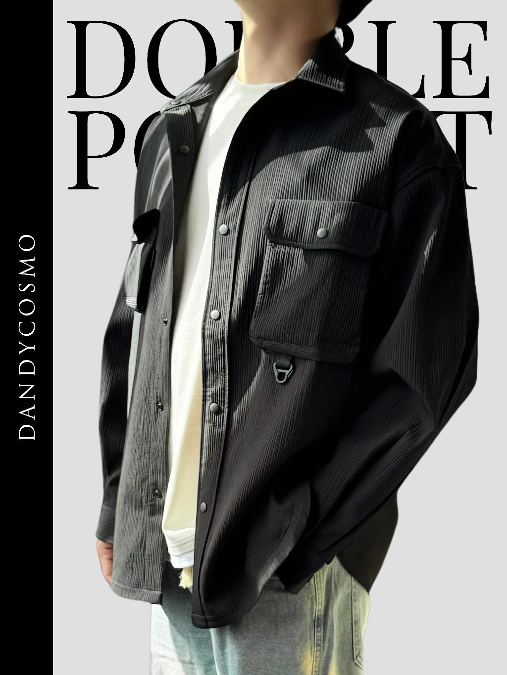 DANDY COSMO | [2สี]เสื้อคลุม Double Pocket Jacket Limited Edition ...