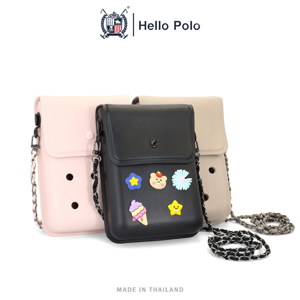 Hello Polo กระเป๋าใส่โทรศัพท์มือถือ มินิมอล พร้อมตัวล็อค กระเป๋าสะพาย ...