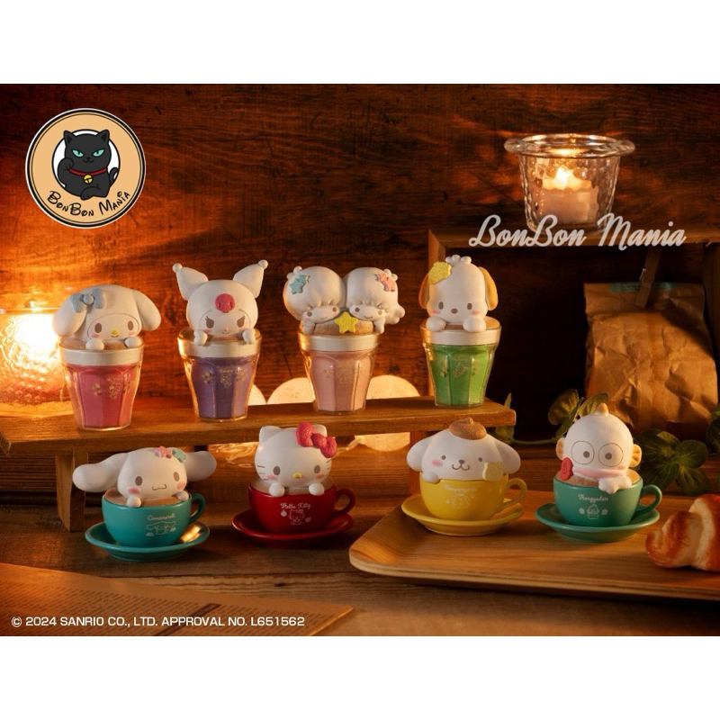 [แบบแยก]Sanrio Characters Latte Art Case Collection set