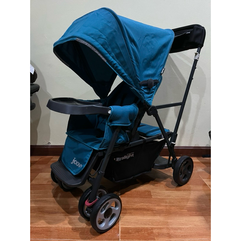 รถเข็นเด็กคู่พี่น้อง JOOVY รุ่น Caboose Ultralight | Shopee Thailand